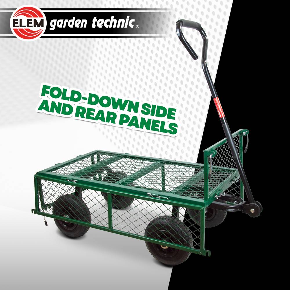Elem Garden Technic - Chariot de jardin en acier 98X45X50CM - Image 4