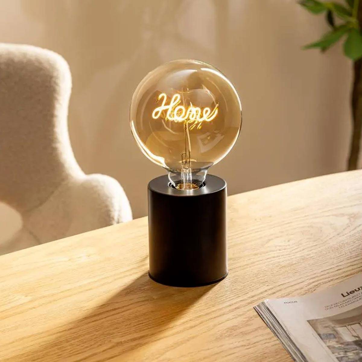 Ampoule Décorative à Filament "Home" 17cm Ambre - Image 2