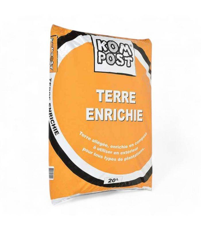 Mélange de terre végétale enrichie RACINE pour bacs et jardinières, sac de 20 litres - PRO95 - Image 1