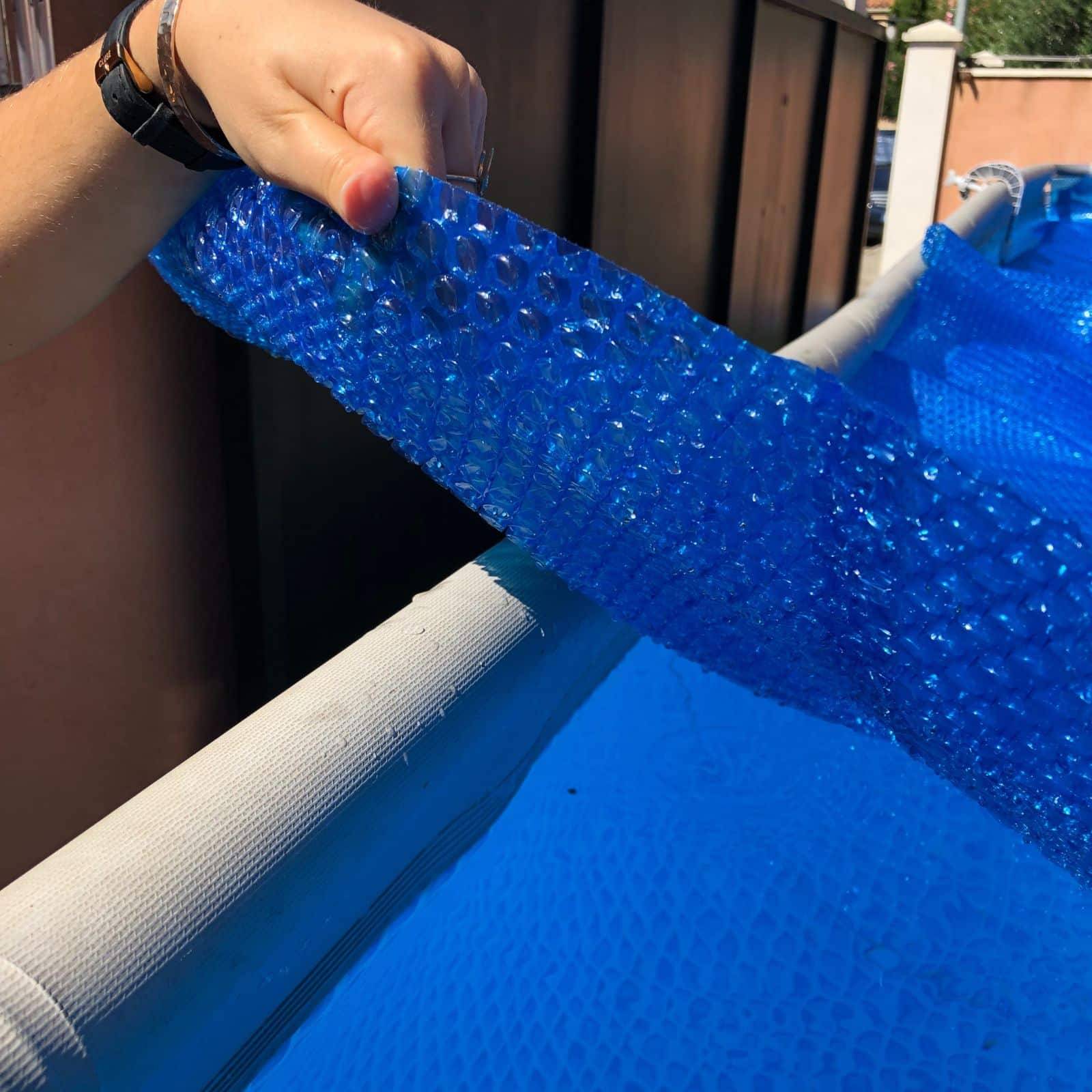 Aqualux - Couverture solaire rectangulaire AQUALUX - pour piscine autoportante - 3.00 x 2.00m - 180µ - 105159 - Imagen 6