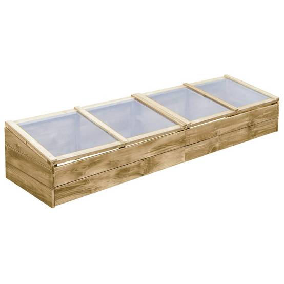 PANGIVO - Serres de jardin bois de pin naturel 200 x 50 x 35 cm - PANGIVO - Image 2
