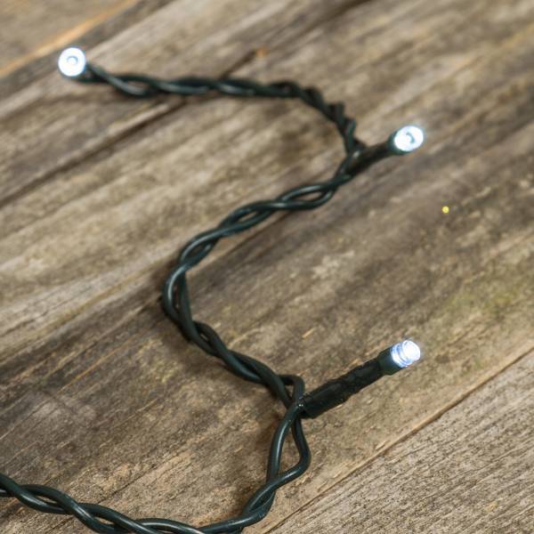 Lotti - Guirlande led 36,5m 900 led blanc Froid animées câble vert IP44 Lotti - Imagen 8