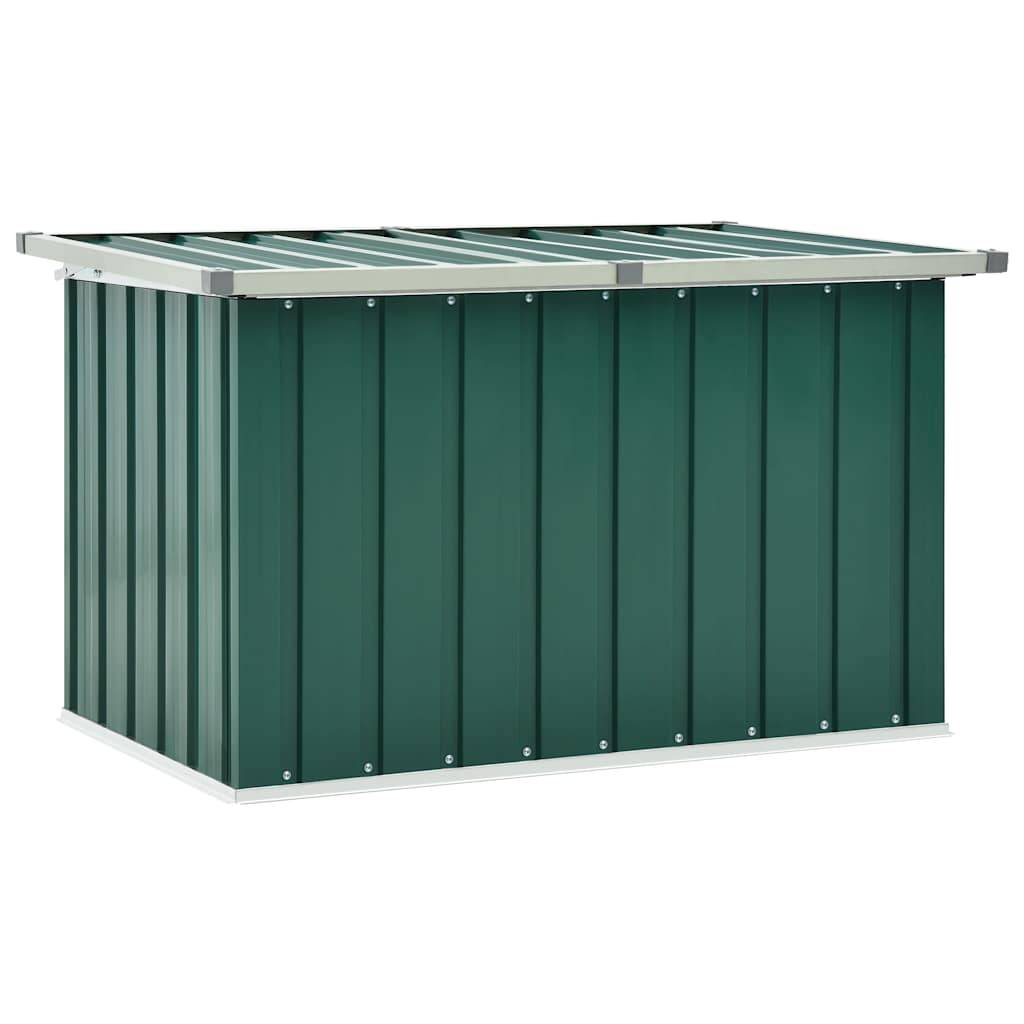 Coffre de Rangement en Acier Galvanisé Robuste pour Jardin Outils Extérieur Vert 109x67x65 cm – ComfortXL Outdoor Living - Image 2