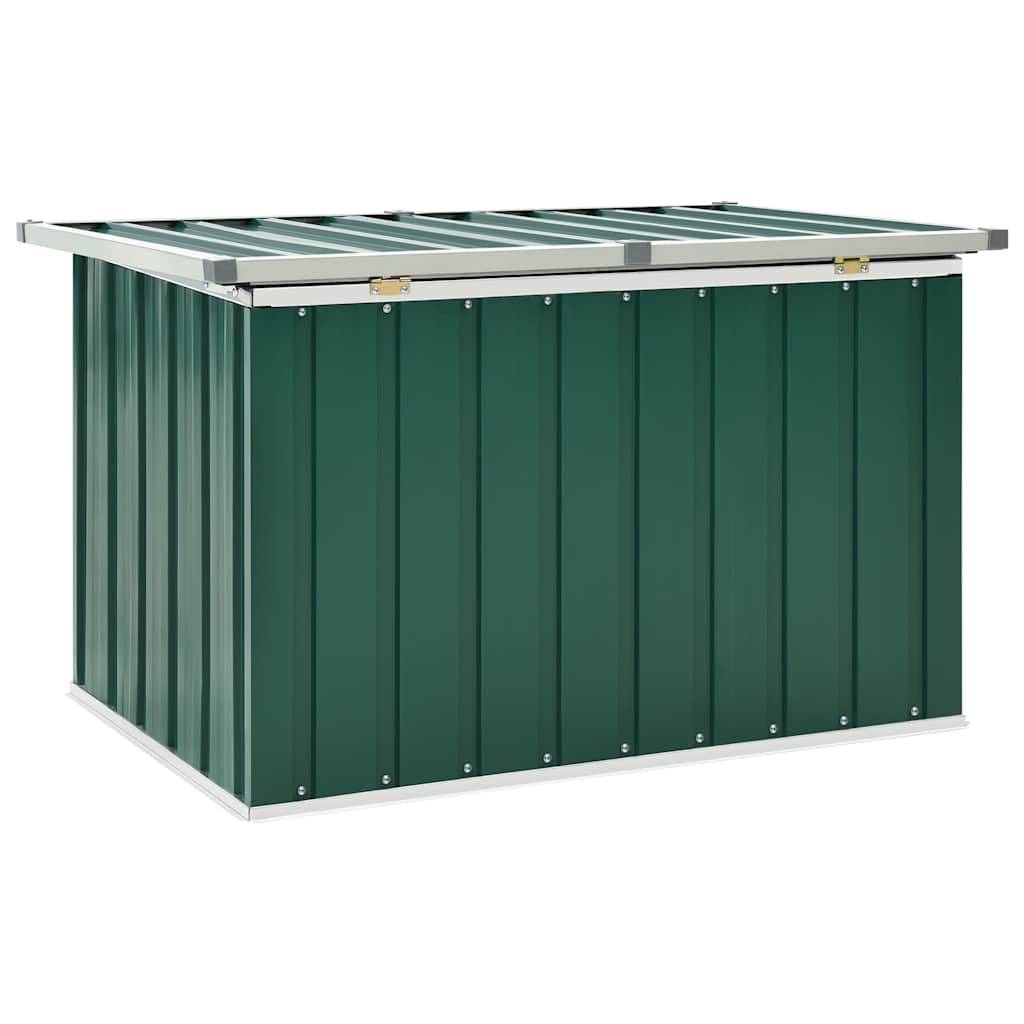 Coffre de Rangement en Acier Galvanisé Robuste pour Jardin Outils Extérieur Vert 109x67x65 cm – ComfortXL Outdoor Living - Image 8