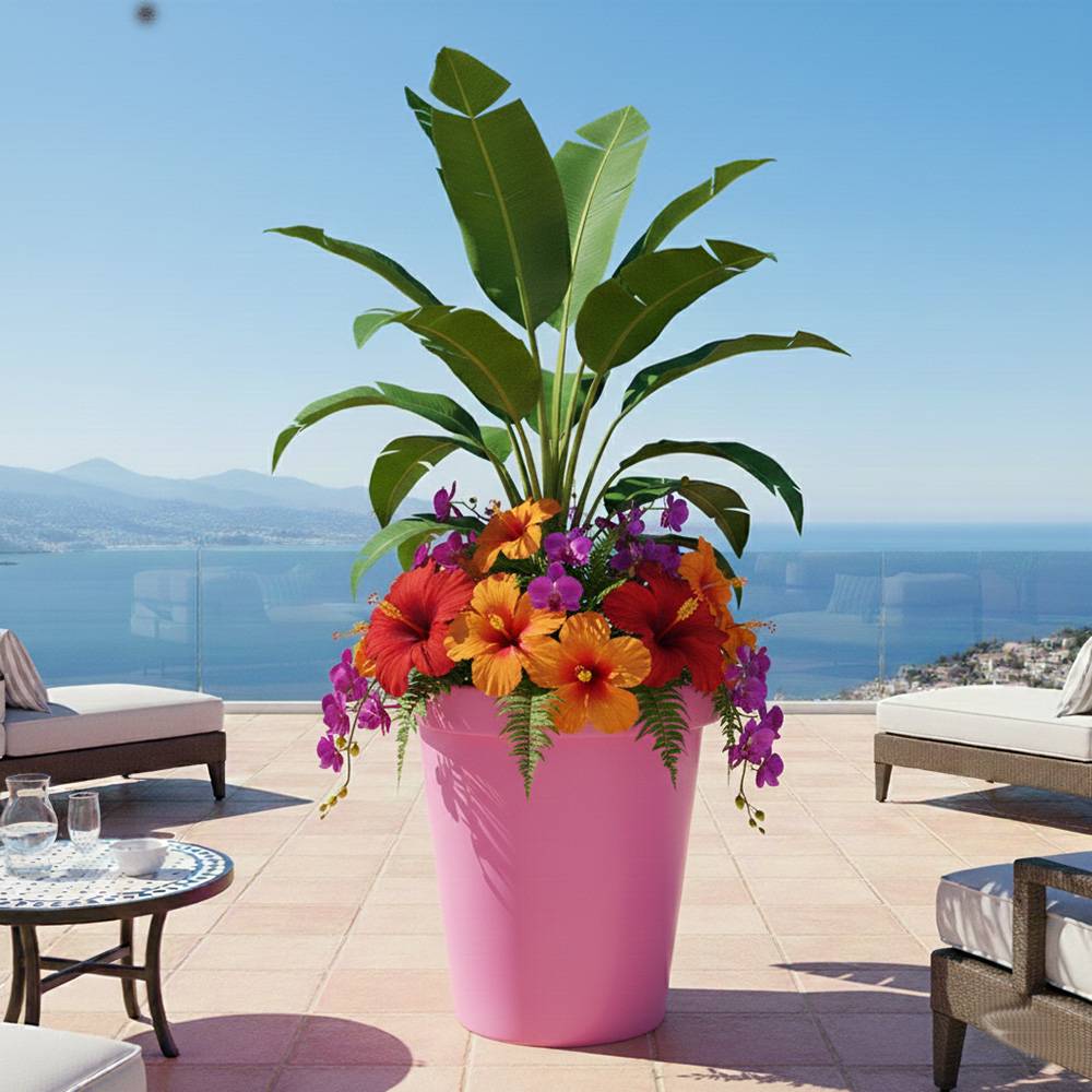 Pot de fleurs 760l delight - plast'up rotomoulage - Image 2