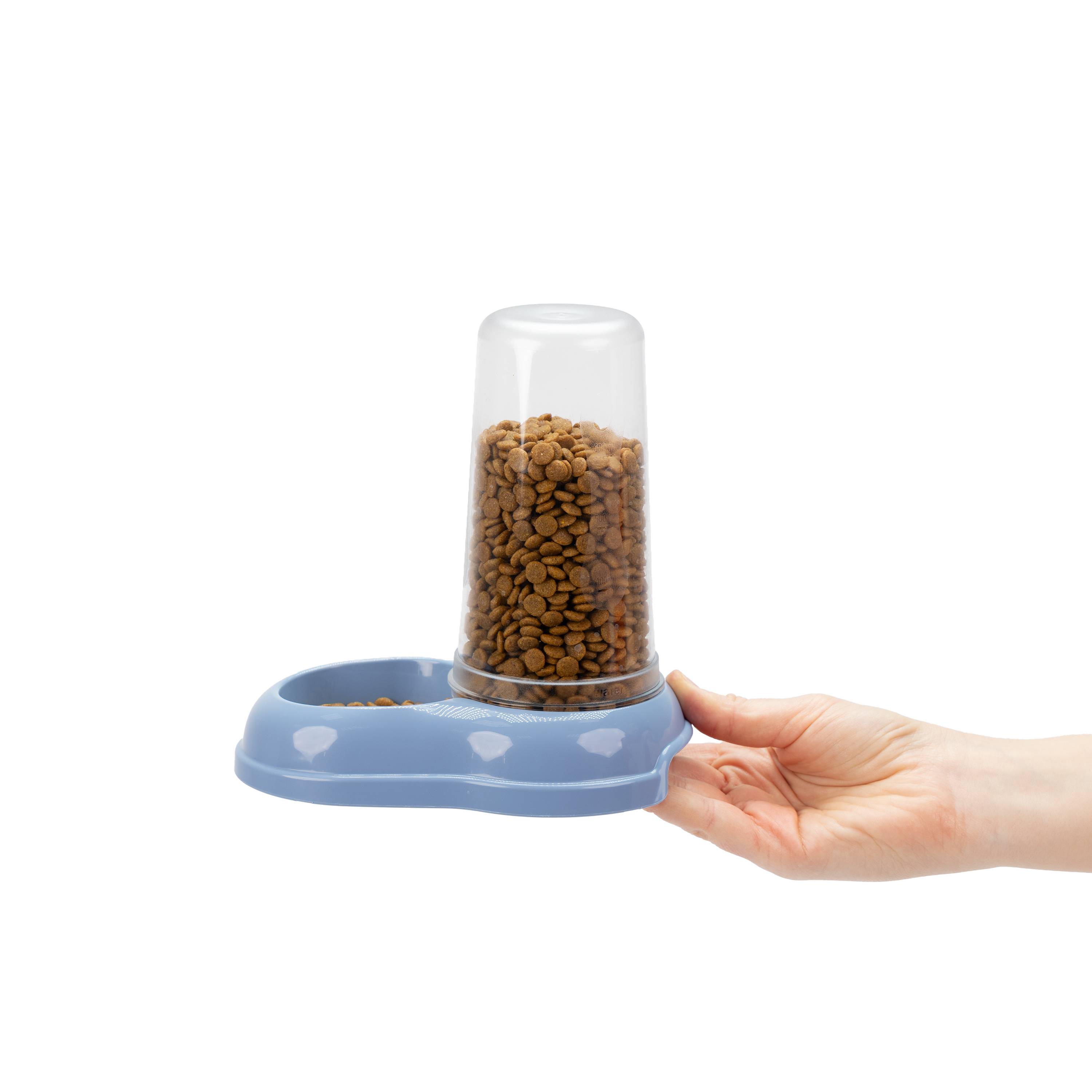 Ferplast - Ferplast Distributeur de nourriture ou d'eau pour chiens et chats AZIMUT 600, Distributeur de nourriture sèche ou eau 0,6 litre, fond antidérapant, - Imagen 9