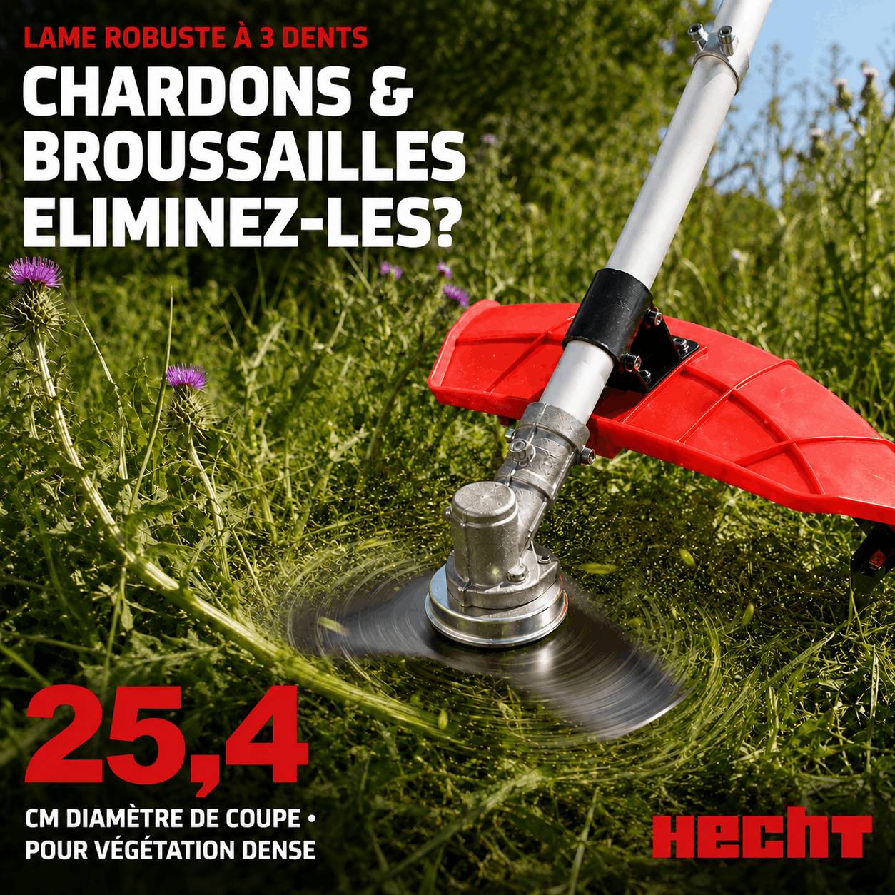BB Loisir - Hecht 1445 Debroussailleuse electrique 1400W BB LOISIR - Image 7