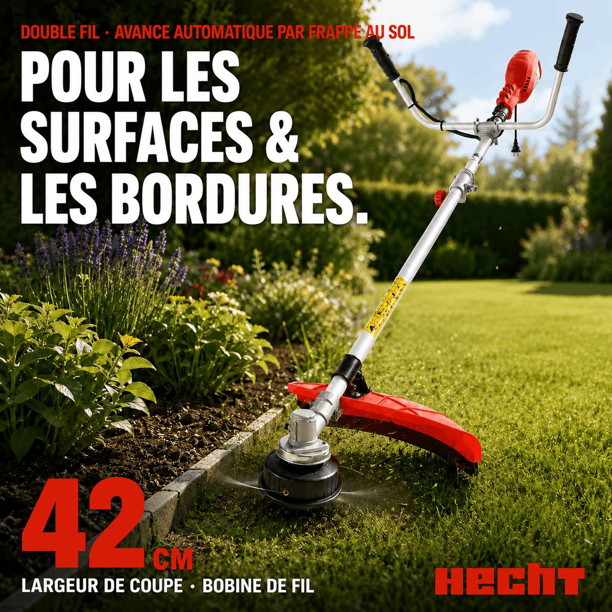 BB Loisir - Hecht 1445 Debroussailleuse electrique 1400W BB LOISIR - Image 3