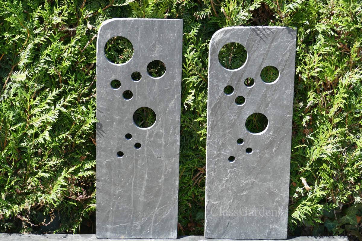 ClassGarden - TOTEM ARDOISE 80 cm - Bullettes - Pack de 2 Totems - Image 1