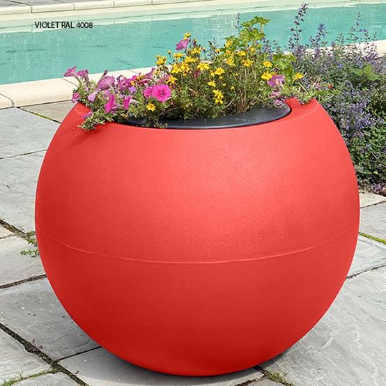 Pots de fleurs sphérique xxl speranza 325l-lot de 2 - Image 2
