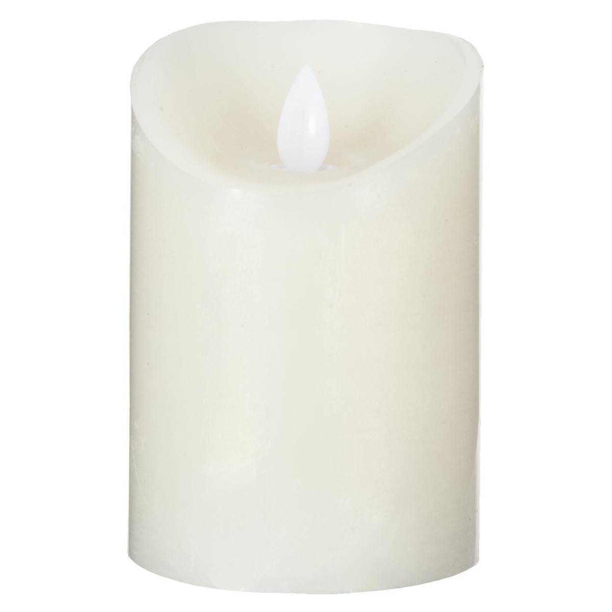 Atmosphera - Vela LED redonda H.14,5cm blanco cálido - Atmosphera Creador de interiores - Imagen 3