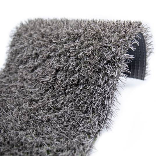Decoweb - Gazon artificiel Arty Gris Foncé, 22 mm, 4m x 24m - Decoweb - Image 5