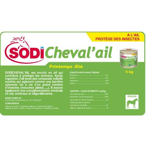 SODI Cheval'ail - Bloc à l'ail pour chevaux - Imagen 2