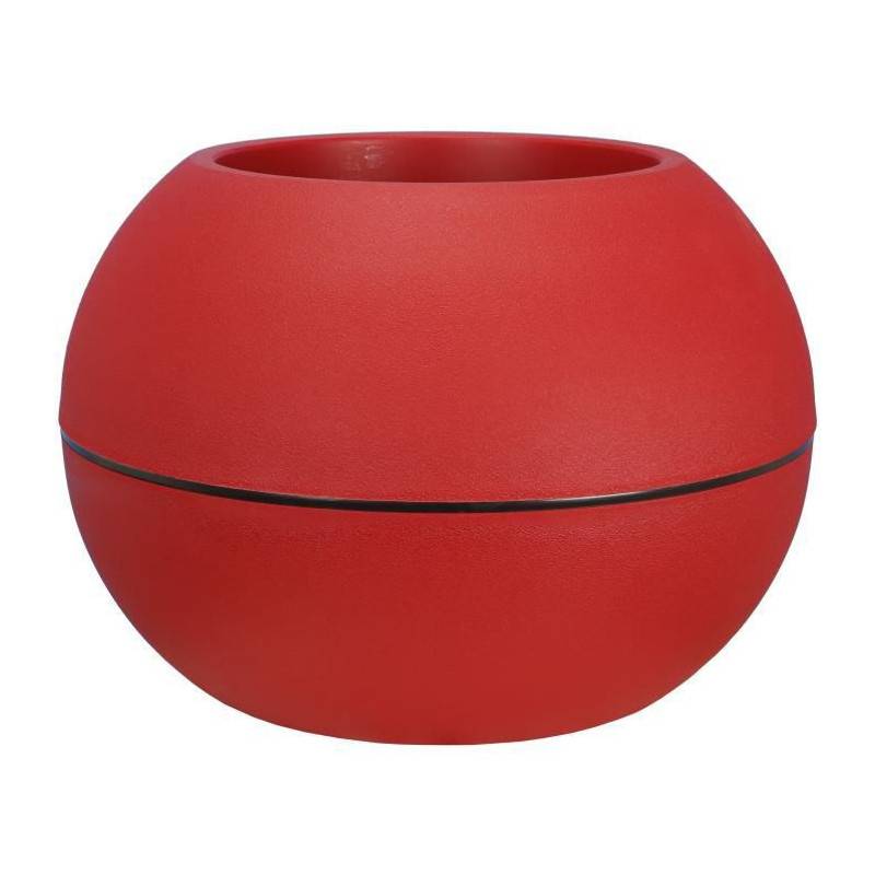 Riviera - Riviera -  Pot De Fleurs Boule -  D40 - Rouge - Imagen 1