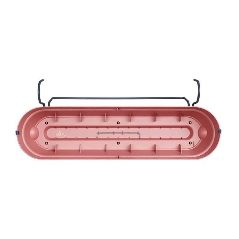Elho - Planteur Rectangle Vibia - Plastique - Réservoir - ø70 - Rose Poussiere - Imagen 4