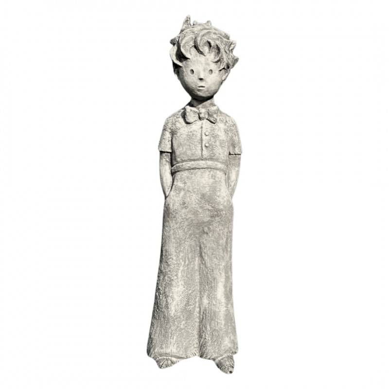 Jardinex - Statue de jardin "Le Petit Prince" 106 cm - Gris clair 106 cm - Jardinex - Imagen 1