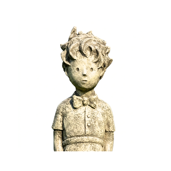 Jardinex - Statue de jardin "Le Petit Prince" 106 cm - Gris clair 106 cm - Jardinex - Imagen 4
