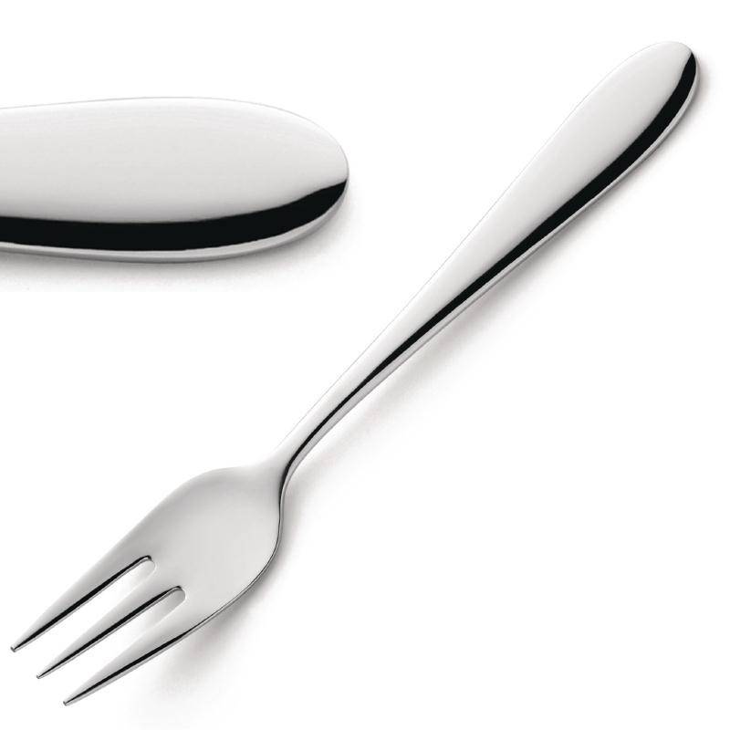 Lot De 12 Fourchettes à Gâteaux En Acier Inoxydable Fosly - Petites Fourchettes à Dessert Élégantes Et Robus