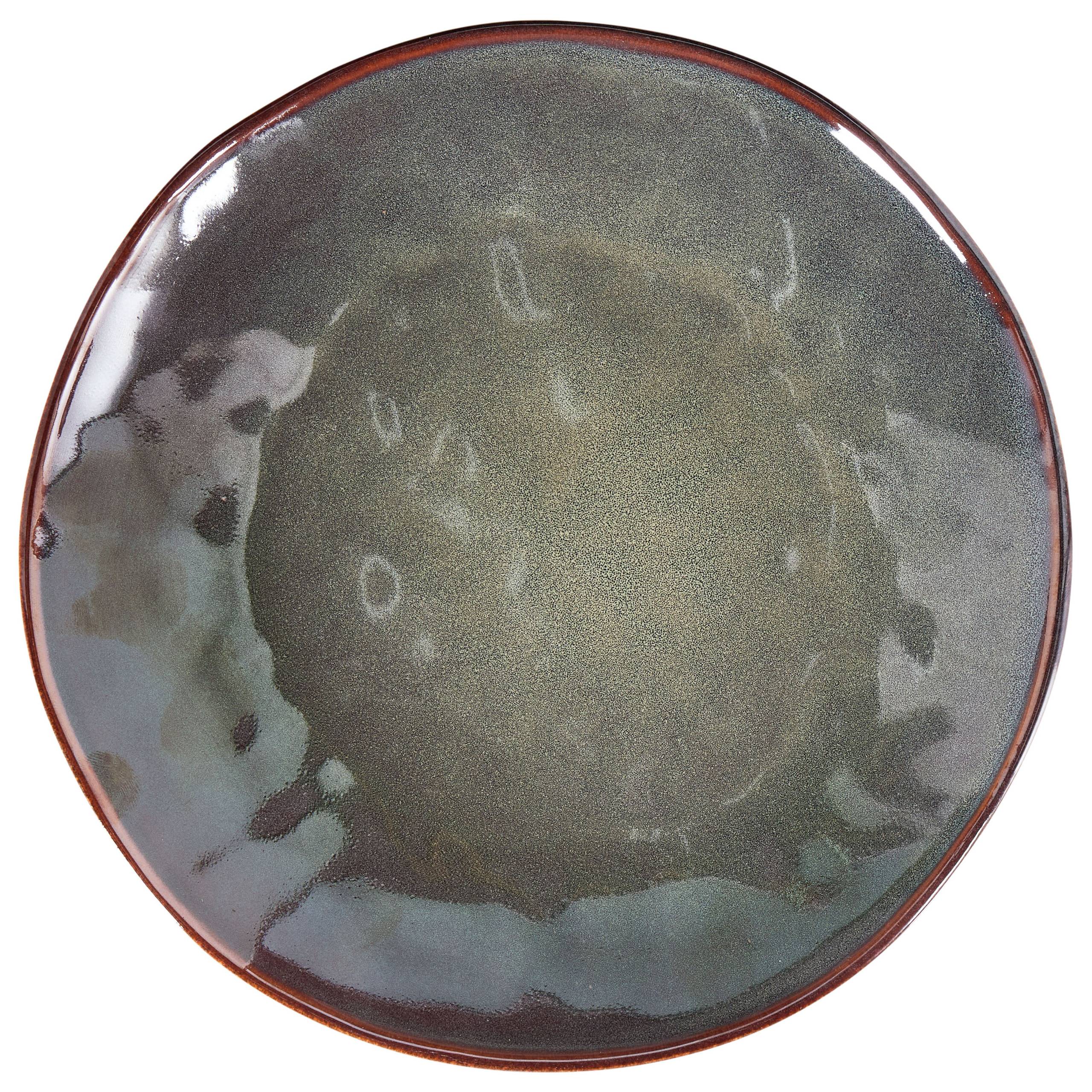 Beliani - Assiettes et bols Grès Vert foncé THYME - 28x28x4- Beliani - Image 5