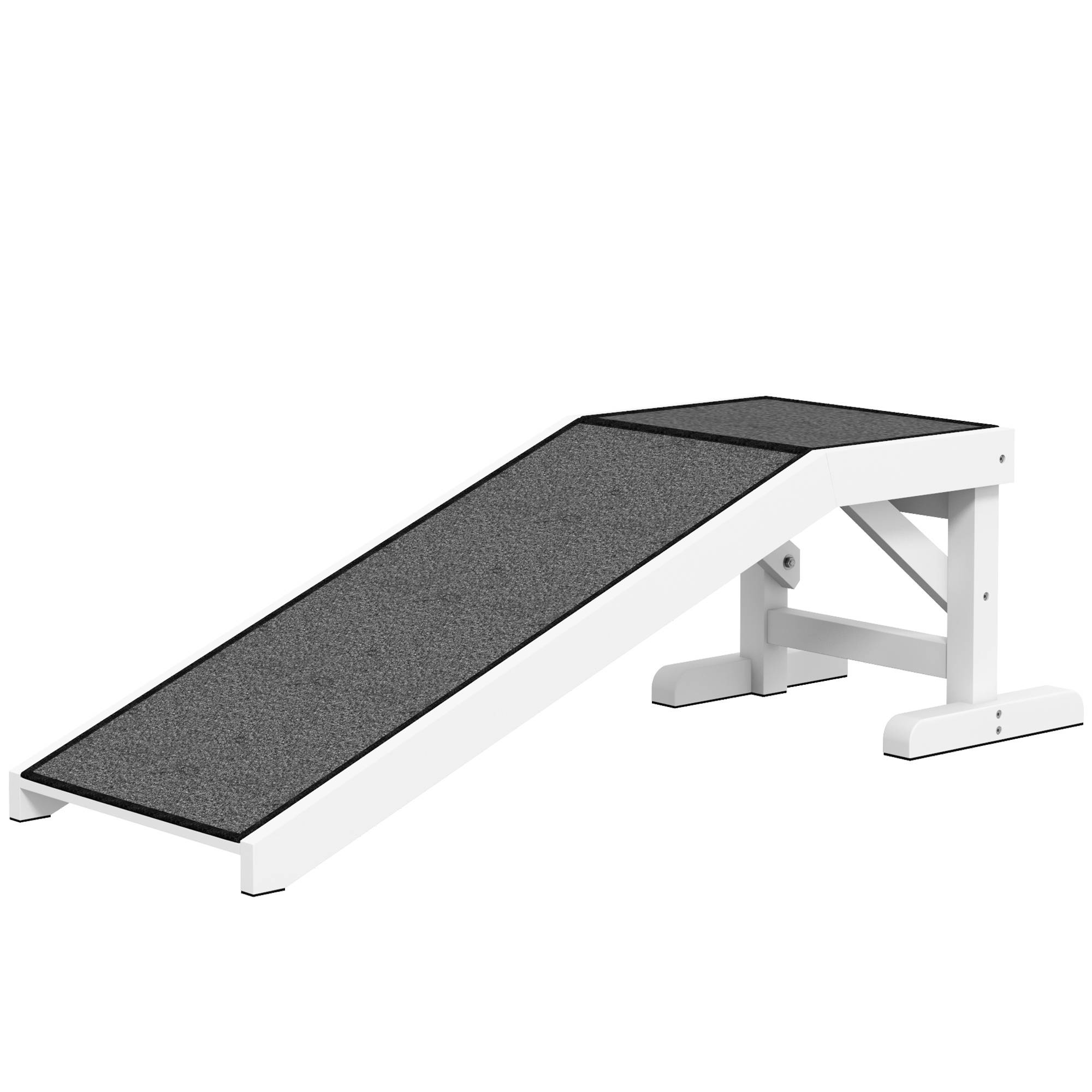 Rampe animaux, tapis antidérapant, 125x40x35,5cm, pin - Image 2