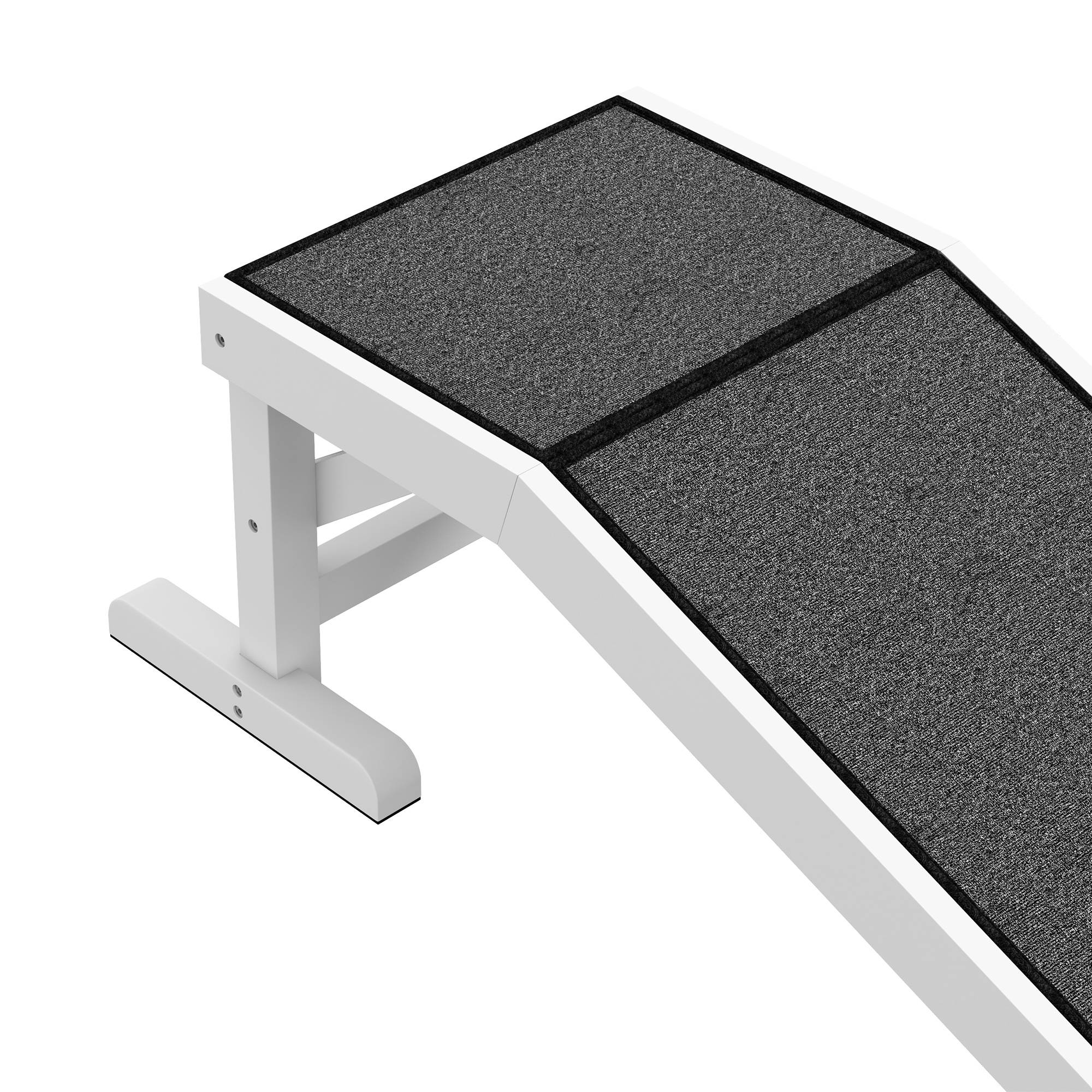 Rampe animaux, tapis antidérapant, 125x40x35,5cm, pin - Image 10