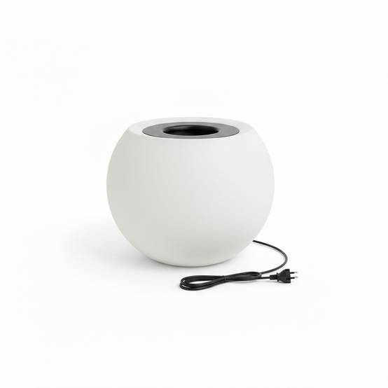 Pot de fleurs lumineux speranza 325l - plast'up rotomoulage - Image 1