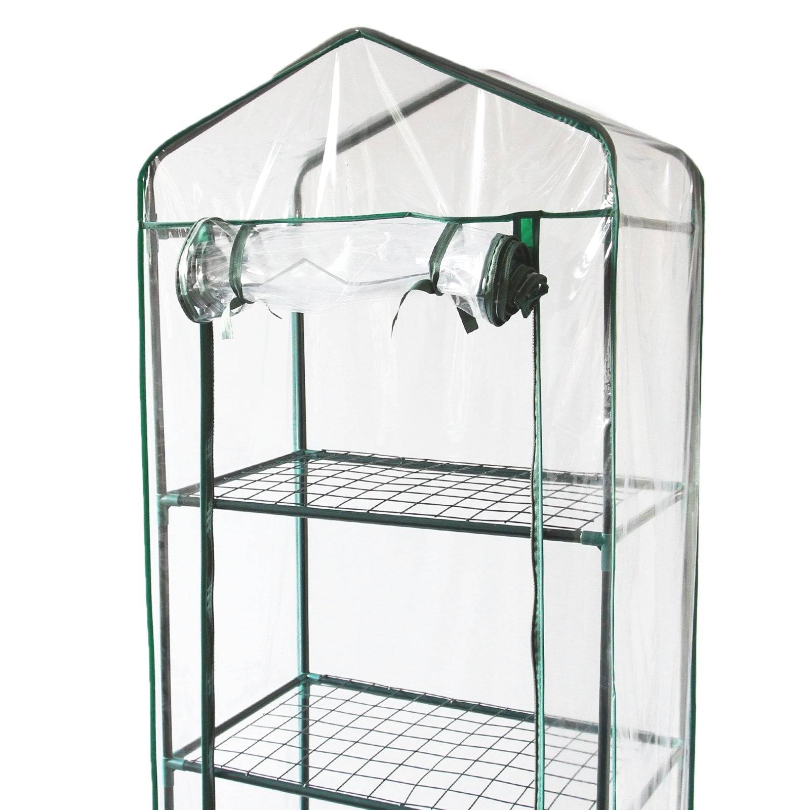 Monstershop - Mini Serre à 4 étagère avec Couverture en PVC - Image 4