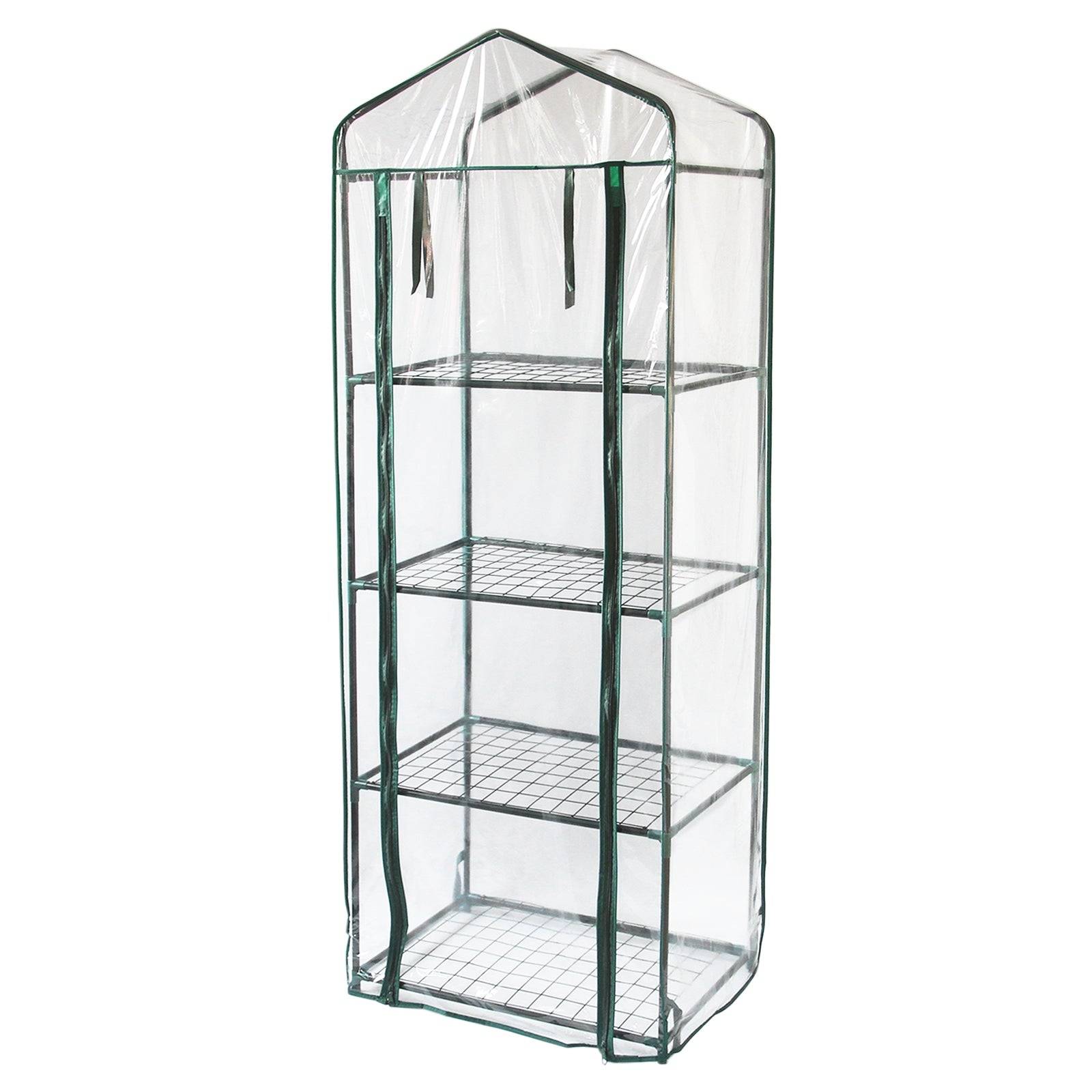 Monstershop - Mini Serre à 4 étagère avec Couverture en PVC - Image 1