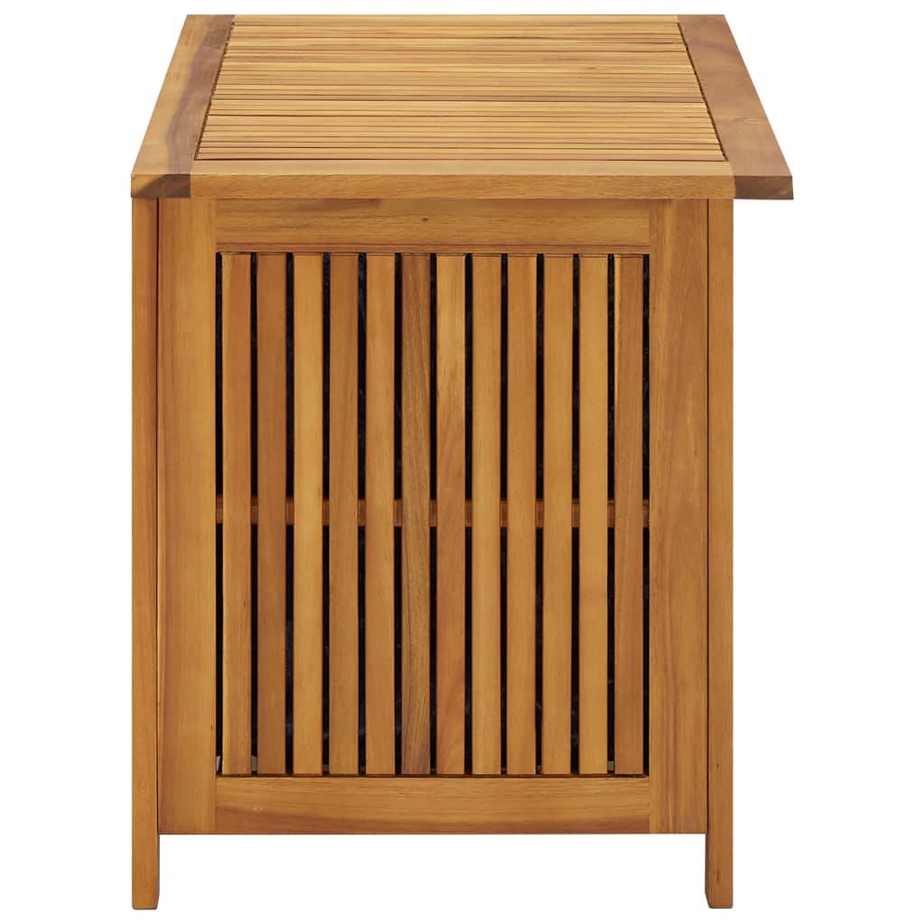 Helloshop26 - Coffre boîte meuble de jardin rangement 90 x 50 x 58 cm bois d'acacia solide - Imagen 3