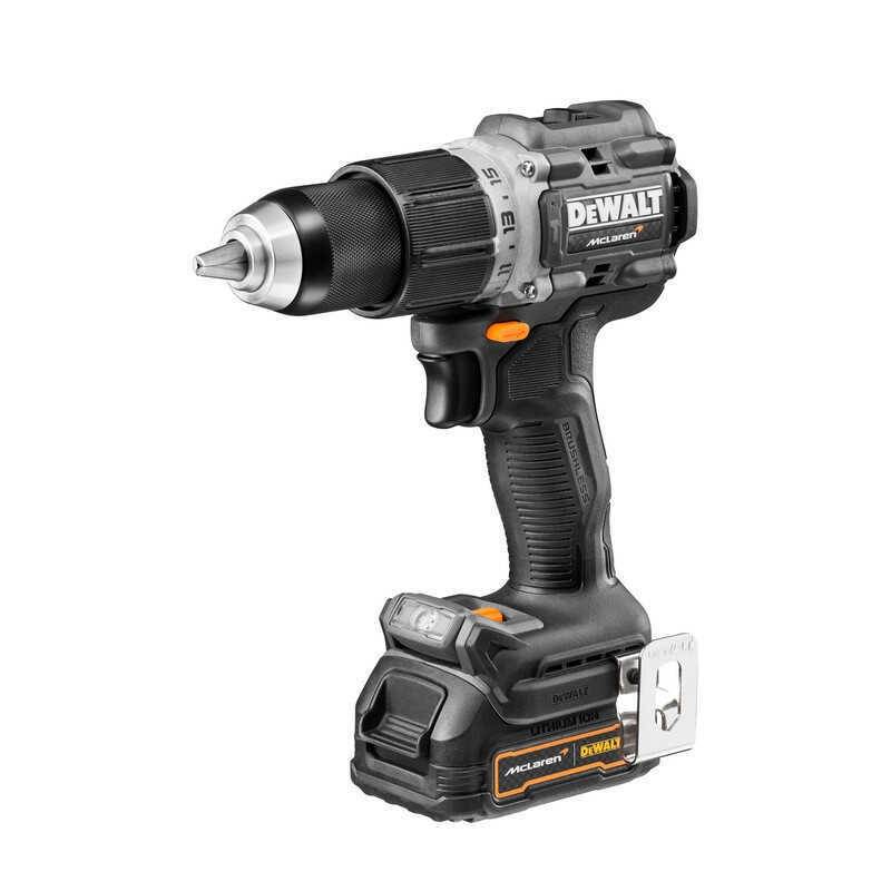 Dewalt - Perceuse à percussion XR 18V édition McLaren - DEWALT - avec 2 batteries 18V 1.7Ah - chargeur - coffret - DCD85ME2GT-QW - Imagen 2