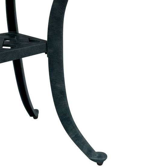Table de jardin aluminium coulé vert 53 x 53 x 53 cm, Poids :4.55kg - PANGIVO - Image 10