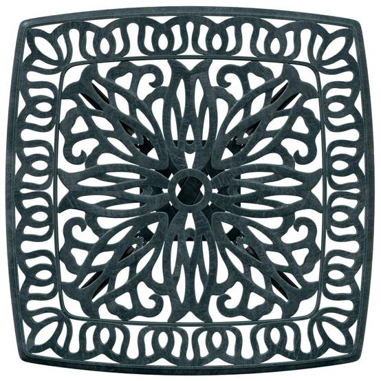 Table de jardin aluminium coulé vert 53 x 53 x 53 cm, Poids :4.55kg - PANGIVO - Image 8