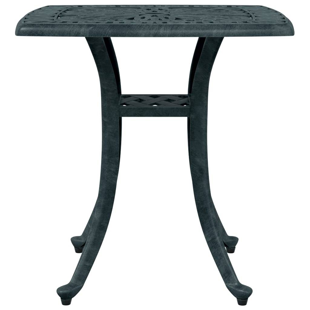 Table de jardin aluminium coulé vert 53 x 53 x 53 cm, Poids :4.55kg - PANGIVO - Image 6