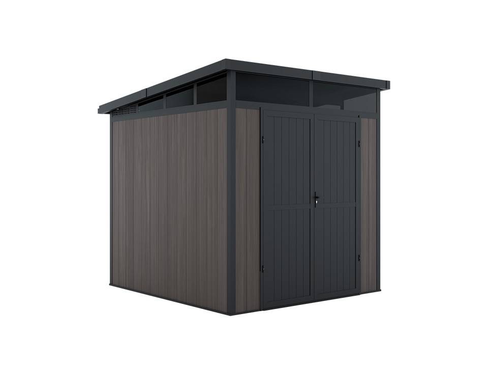 Abri de Jardin Composite 4m2 Gris EVORA - Imagen 2