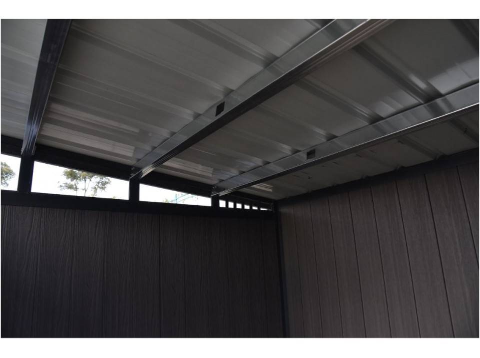 Abri de Jardin Composite 4m2 Gris EVORA - Imagen 7