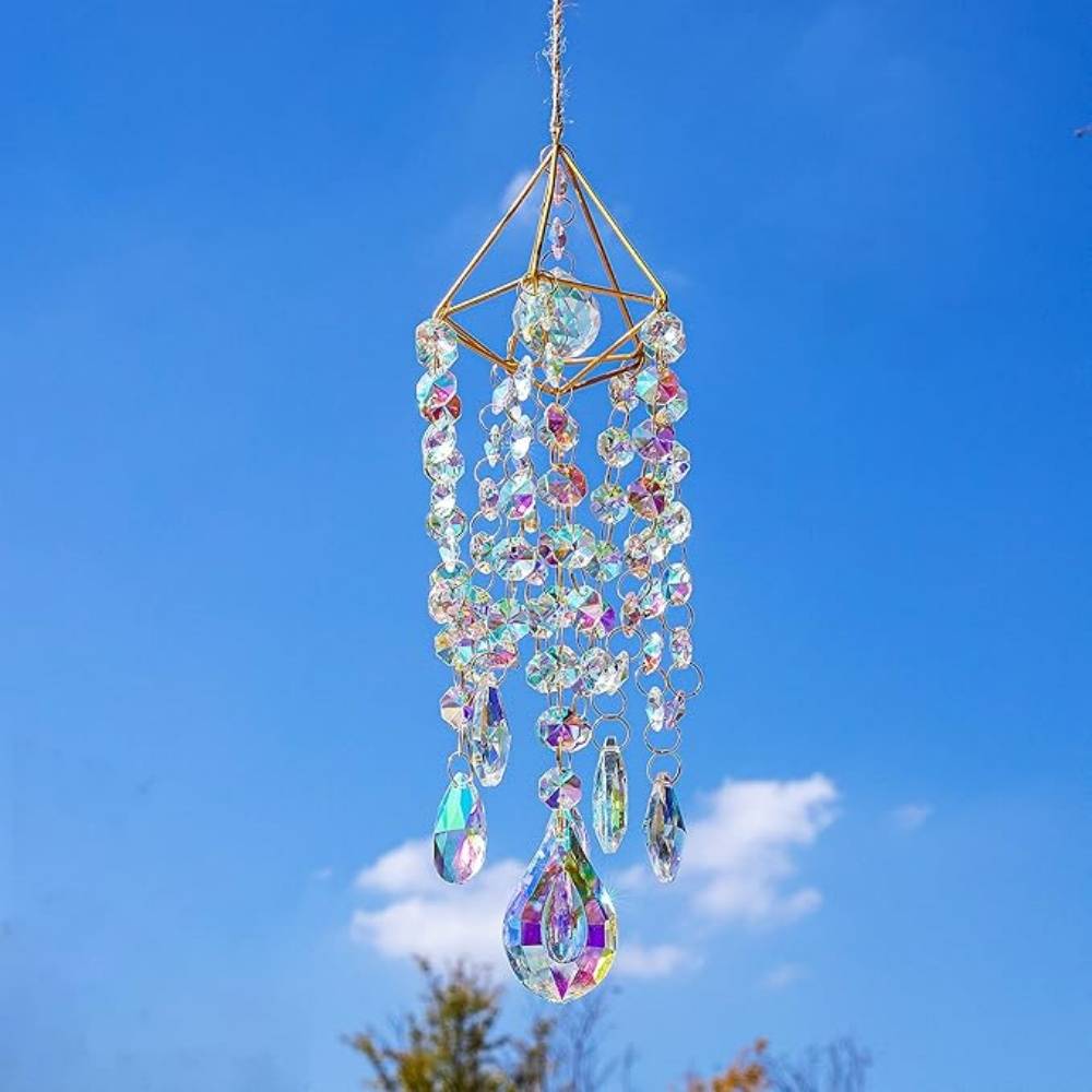 DtopbuyAge - Attrape - Soleil Cristal Placé Or Suspension - Image 3
