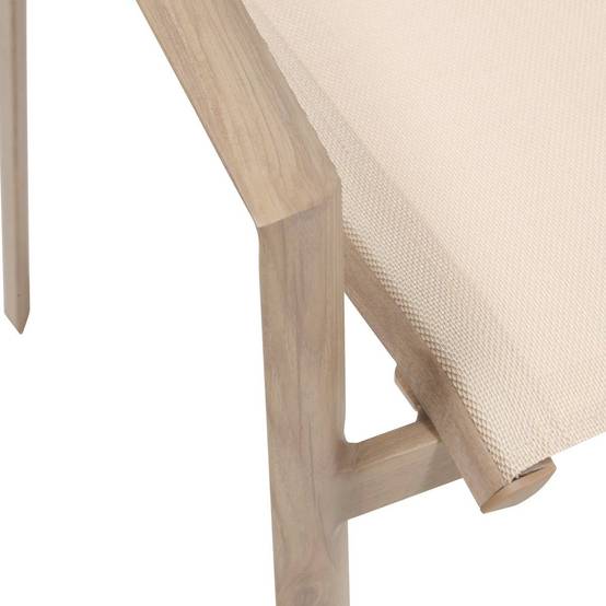 Hesperide - Fauteuil de jardin Axant beige lin/miel Hespéride - Image 4