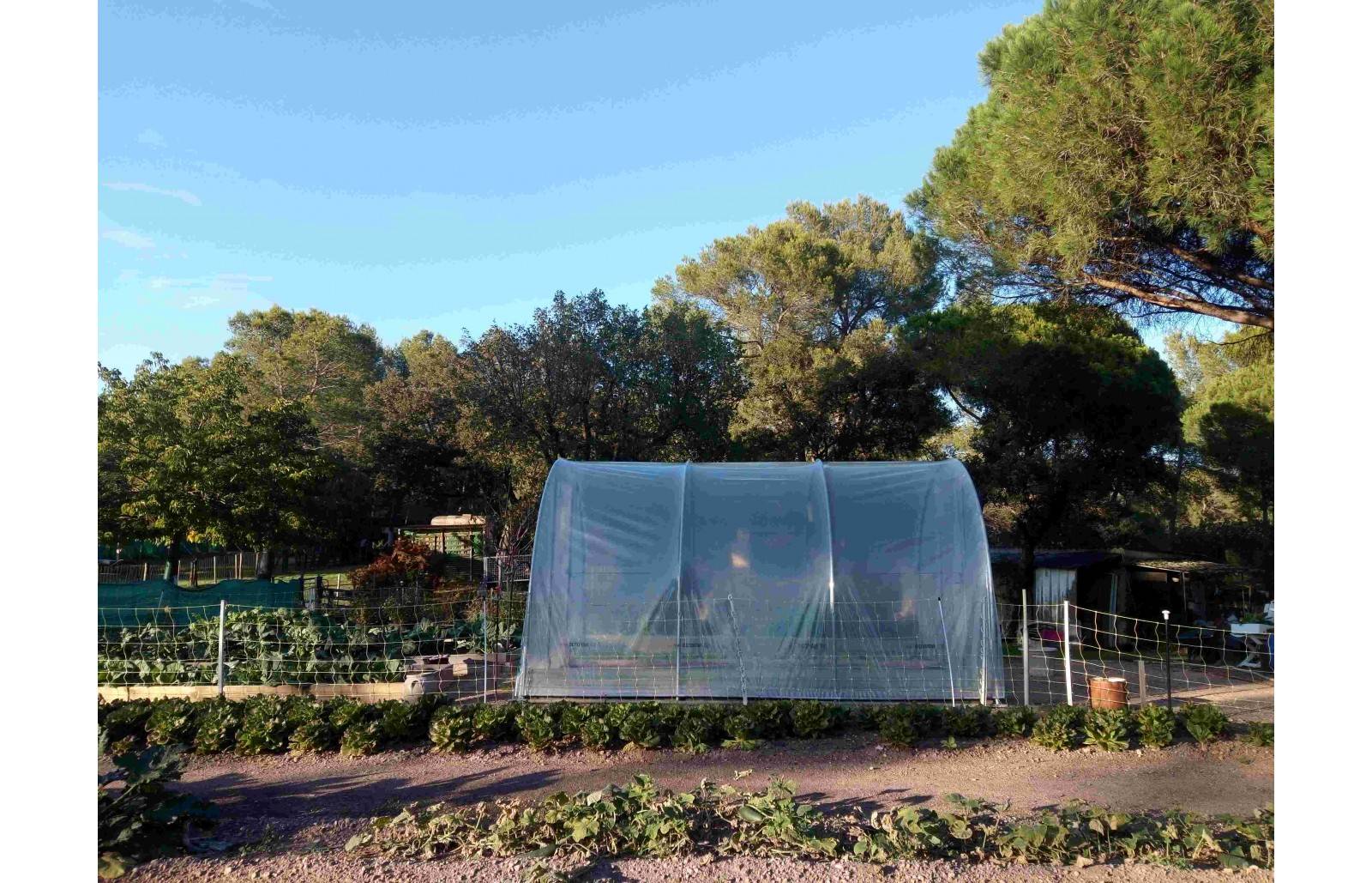 Serre tunnel de jardin - 12m² - 3 x 4 m - pieds arrondis - polyéthylène haute densité - 2 portes pivotantes - LES SERRES TONNEAU - Image 10