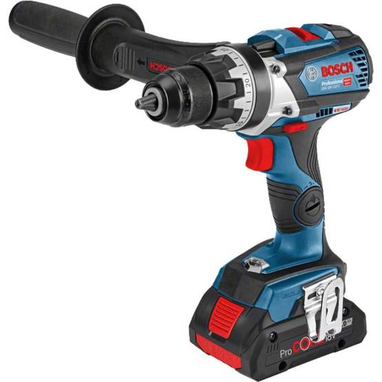 Bosch Professional - Pack 3 outils 18V - perforateur - perceuse-visseuse - meuleuse - BOSCH - avec 1 batterie 18V 4.0Ah + 1 batterie 8.0Ah - chargeur - L-Boxx - 0615990N2X - Imagen 2