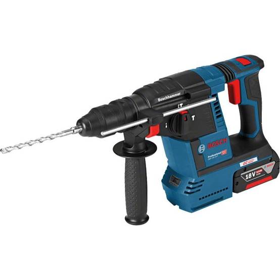 Bosch Professional - Pack 3 outils 18V - perforateur - perceuse-visseuse - meuleuse - BOSCH - avec 1 batterie 18V 4.0Ah + 1 batterie 8.0Ah - chargeur - L-Boxx - 0615990N2X - Imagen 3