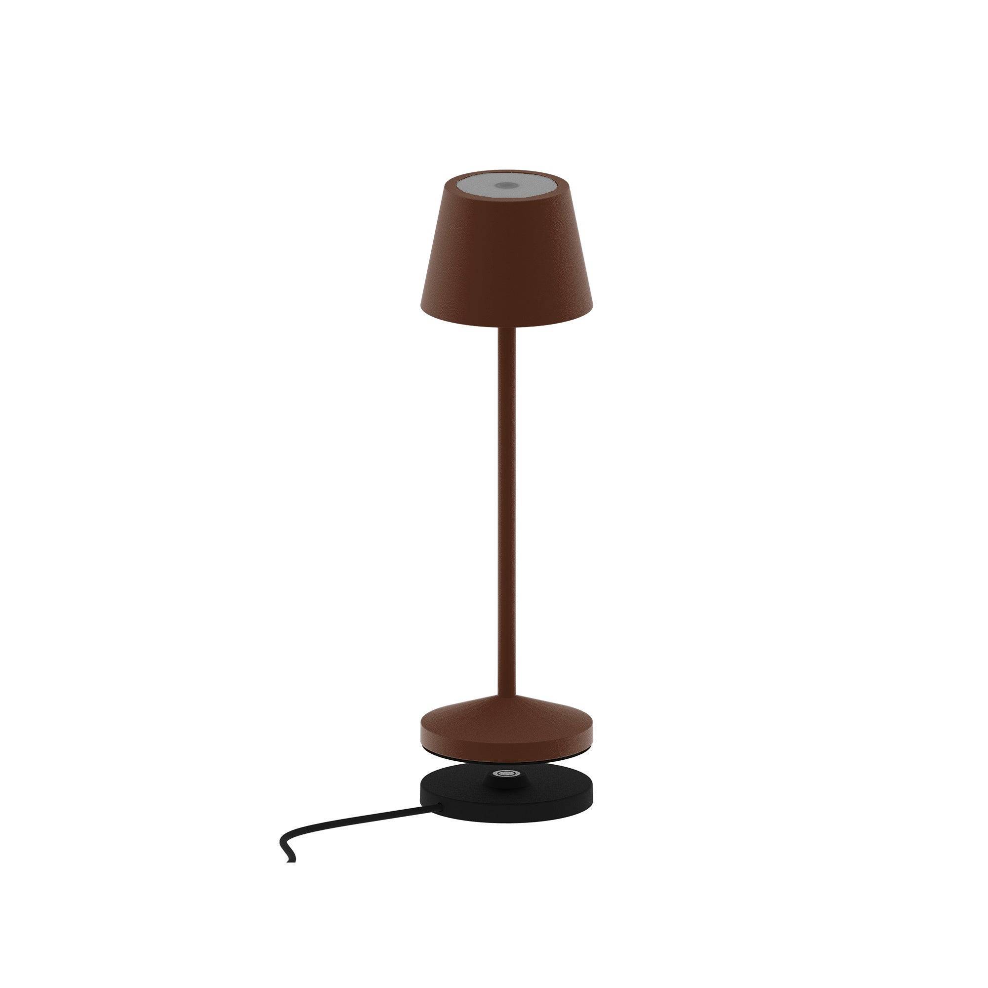Lumisky - Lampe de table sans fil EMILY Rouille H25cm - Imagen 8