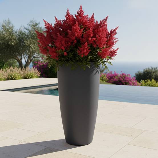 Pot de fleurs conique 200l delight - plast'up rotomoulage - Image 2