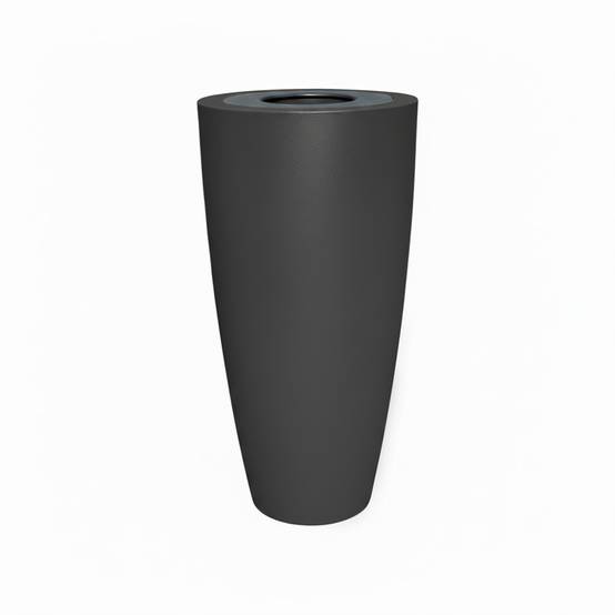 Pot de fleurs conique 200l delight - plast'up rotomoulage - Image 1
