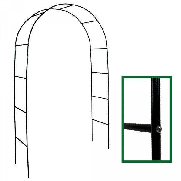 Arche arceau rosier treillis de jardin support 240 cm pour plantes grimpantes - Image 2