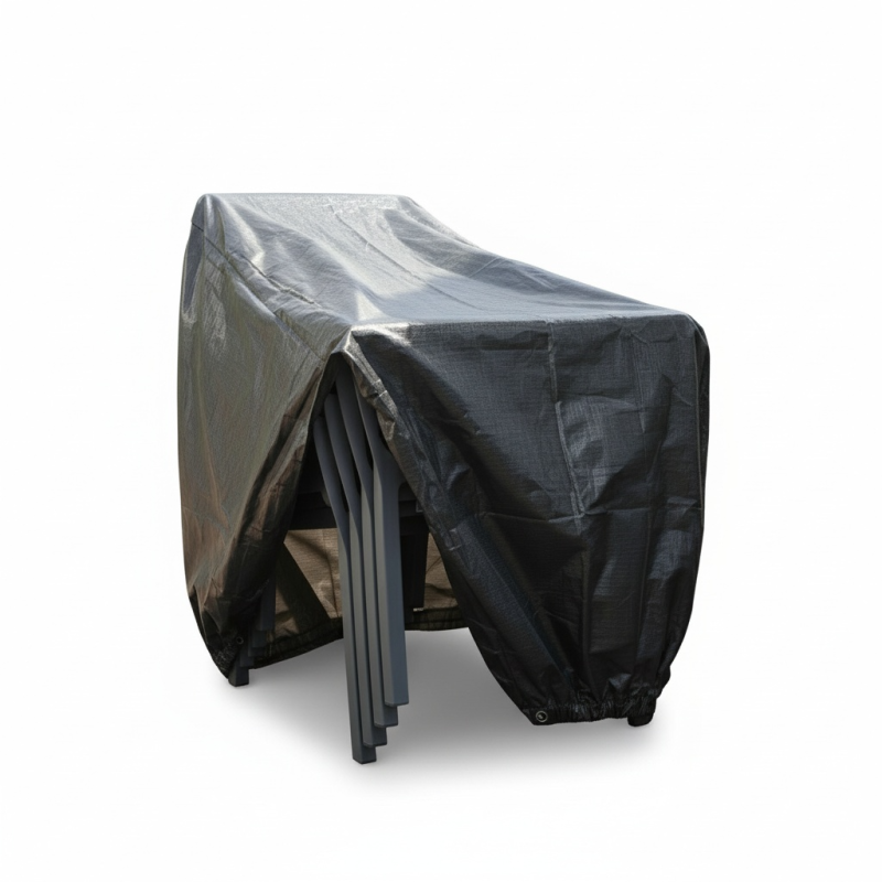 Autre - Housse pour chaises TITANIUM® Noir - 94 x 94 x 69 cm - Image 2