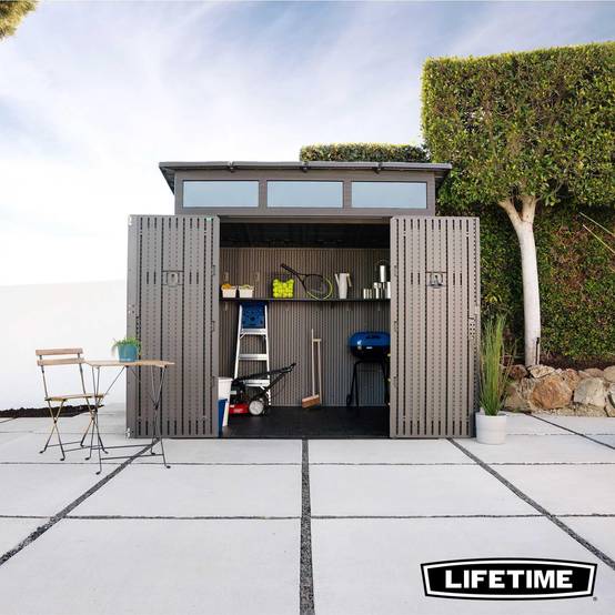 Lifetime - Abri de jardin résine 2.54x2.54m Modern LIFETIME #60336 - Image 6