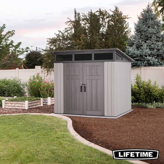 Lifetime - Abri de jardin résine 2.54x2.54m Modern LIFETIME #60336 - Image 7