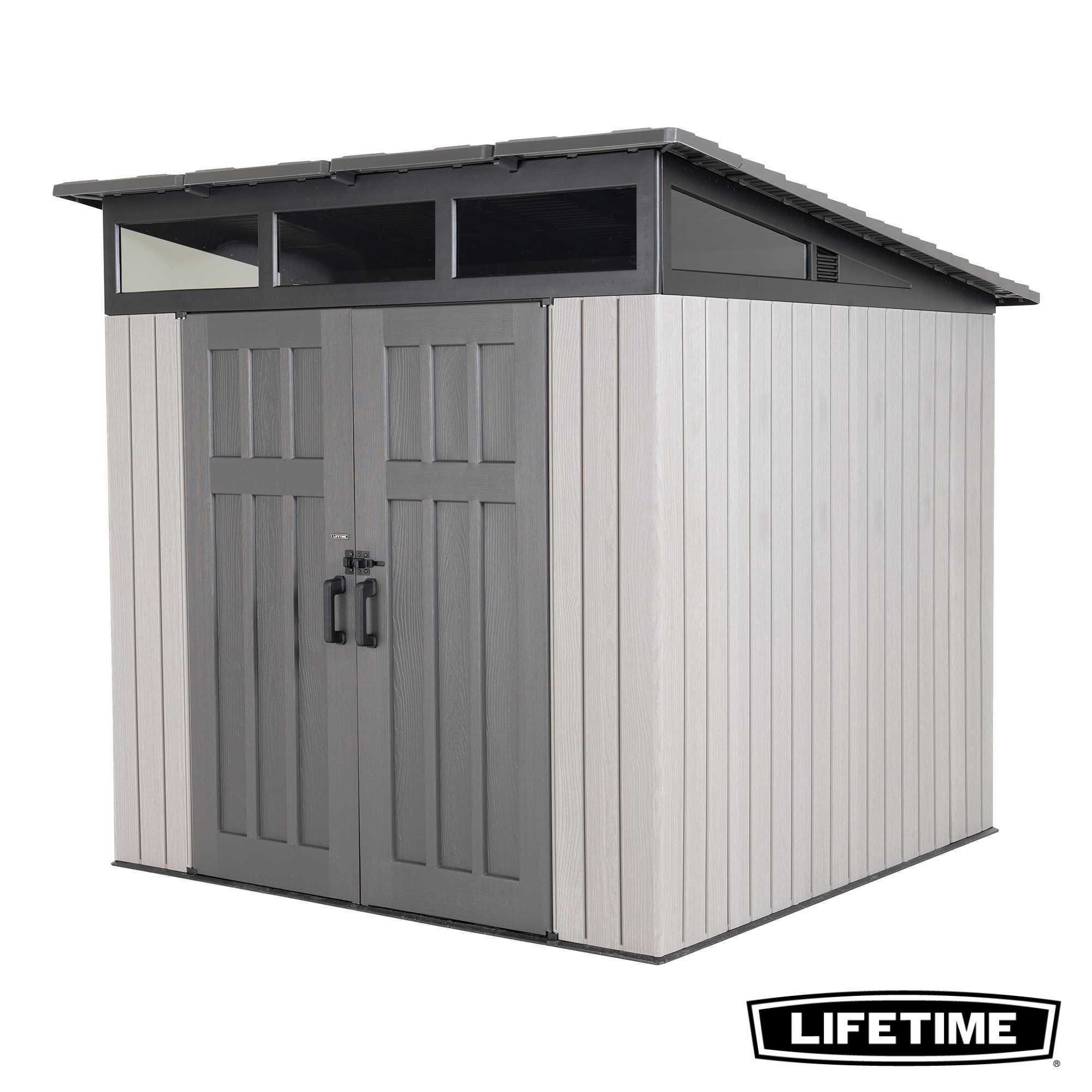 Lifetime - Abri de jardin résine 2.54x2.54m Modern LIFETIME #60336 - Image 1