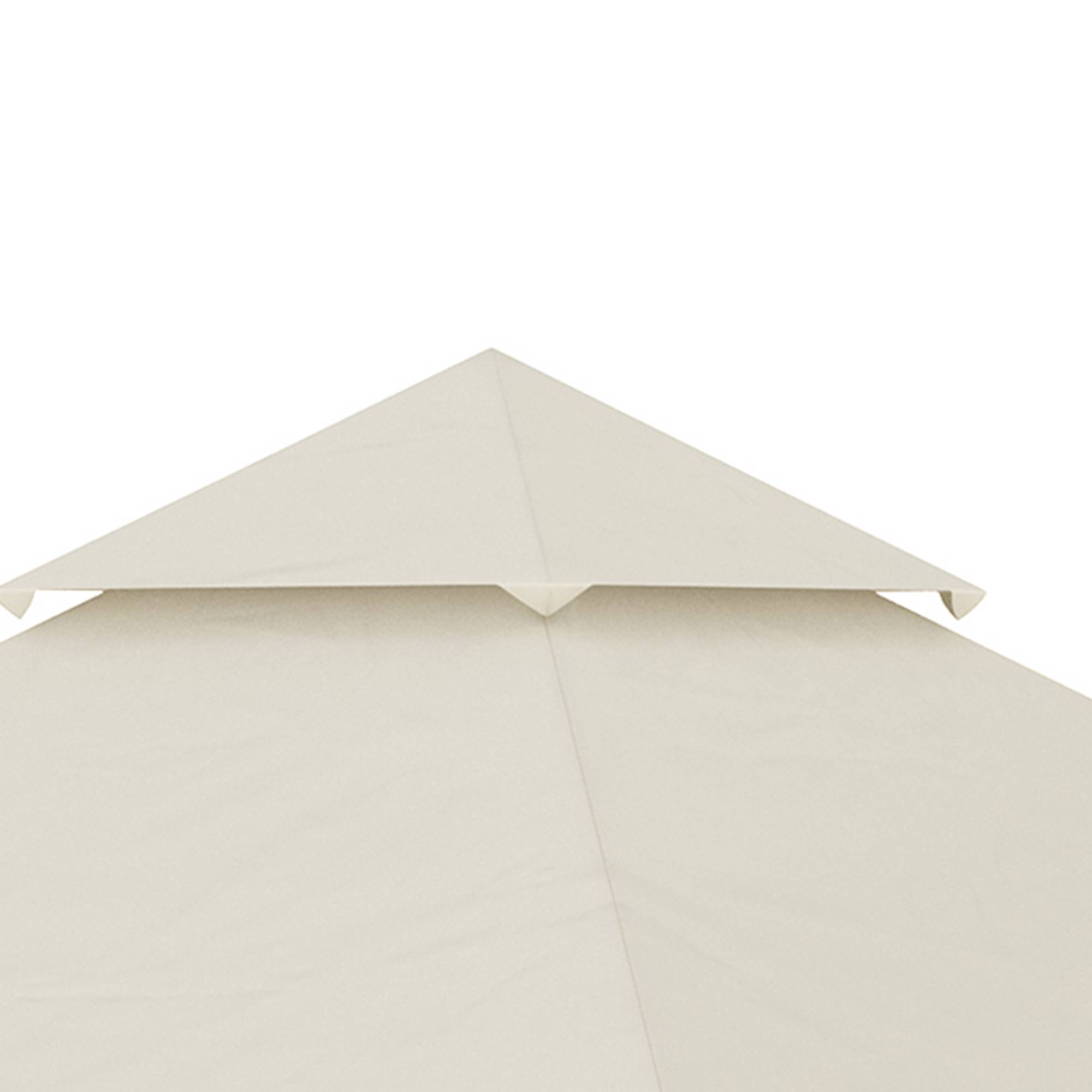 Outsunny - Toile de rechange pour barnum tonnelle 3 x 3 m tissu polyester haute densité 180 g/m² anti-UV crème - Outsunny - Imagen 8