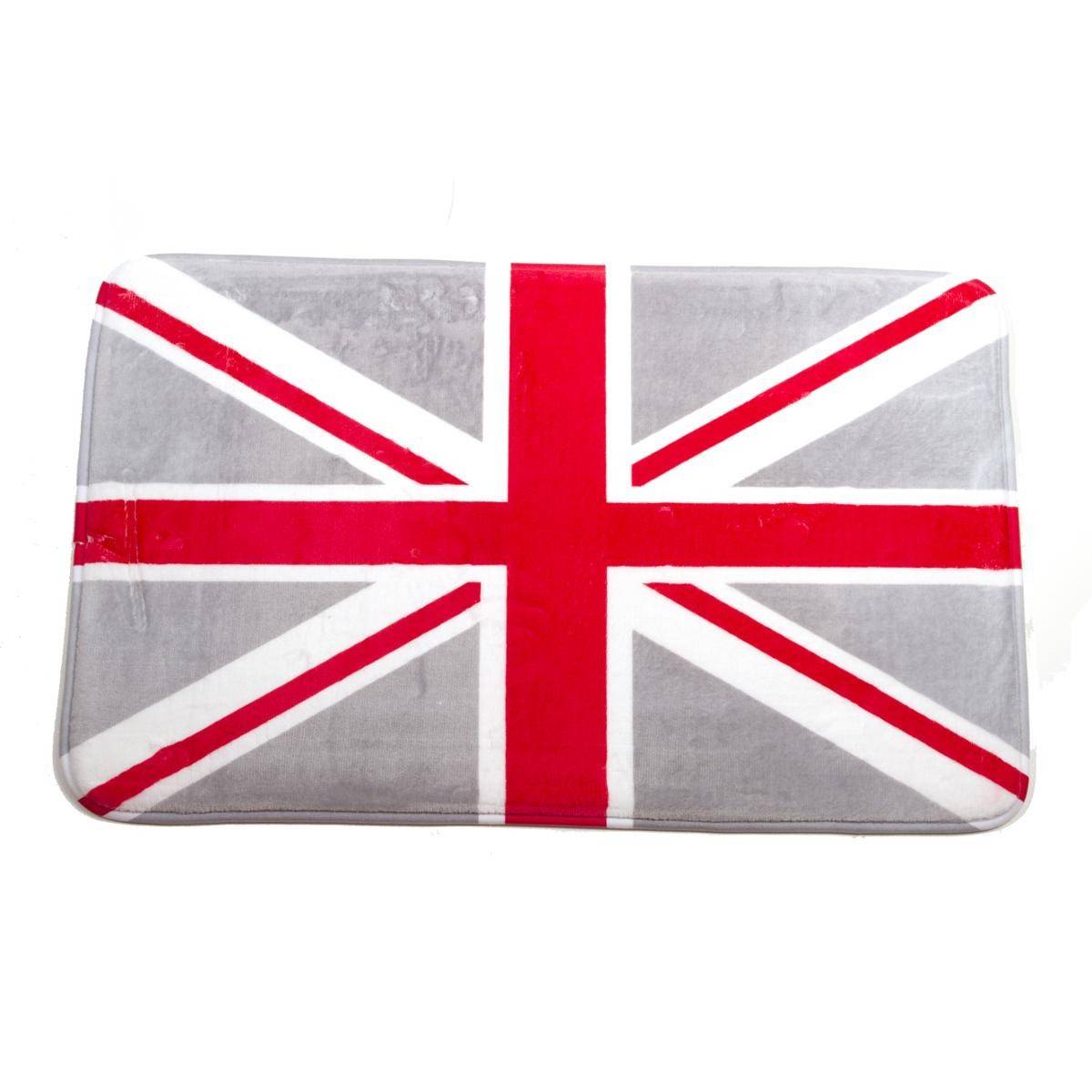 Tapis Déco "Printe London" 50x80cm Gris
